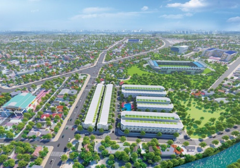 Phối cảnh dự án biệt thự Mai Anh Mega Mall Trảng Bàng Tây Ninh