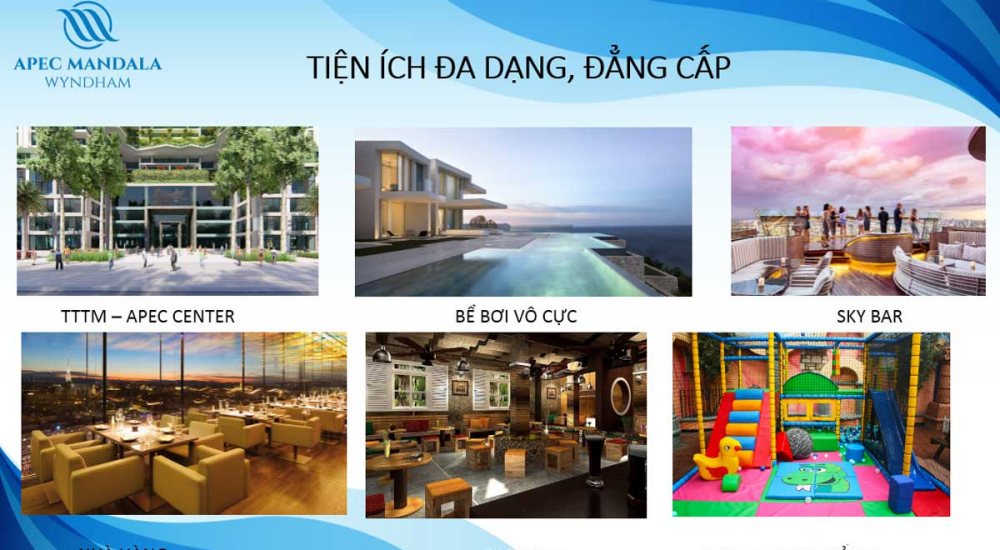 Tiện ích dự án căn hộ Apec Mandala Wyndham Quy Nhơn