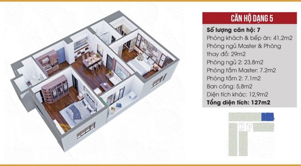 Thiết kế dự án căn hộ dạng 5 Hòa Xá Tower