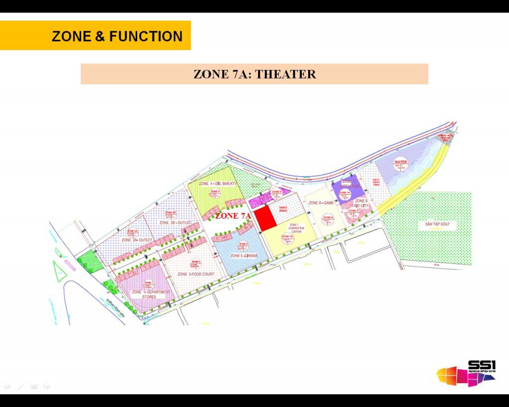 Mặt bằng Zone 7A: Theater