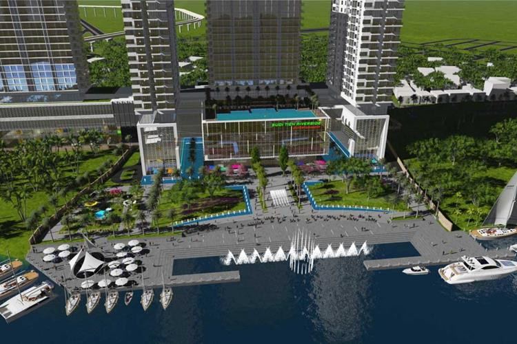 Cảnh quan đắt giá của khu căn hộ Suối Tiên Plaza
