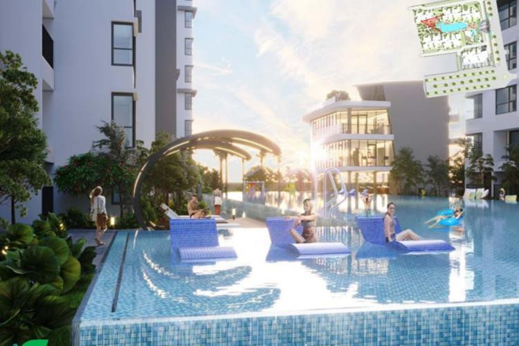  Khu vực hồ bơi dành cho người lớn và trẻ em