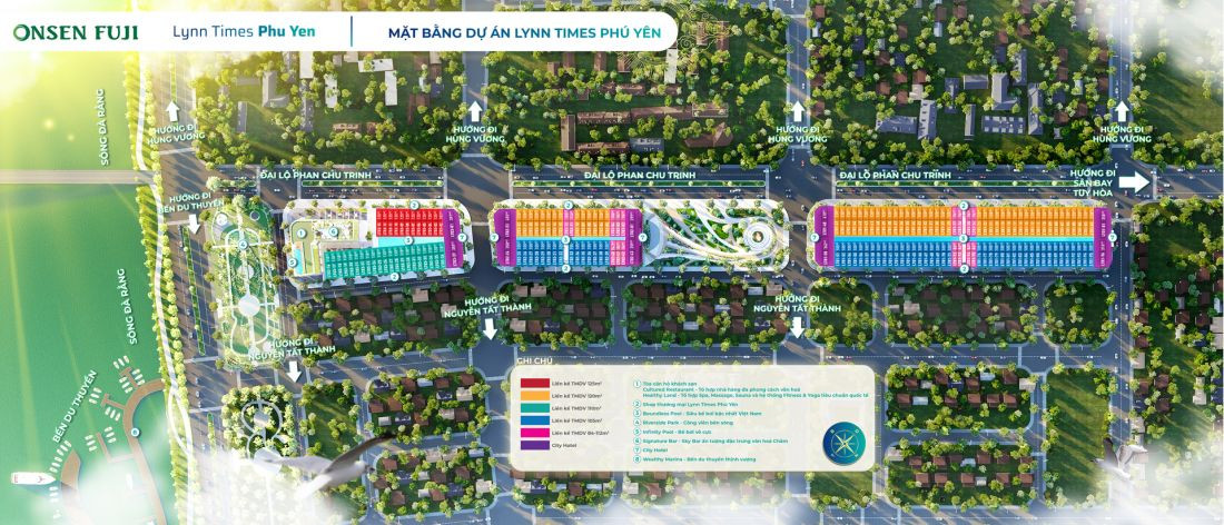 Mặt bằng dự án  Lynn Times Phú Yên