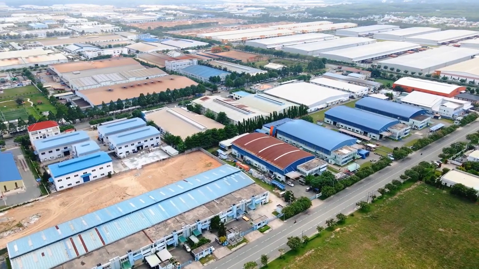 Các khu công nghiệp thế hệ mới đang phát triển mạnh tại Phú Giáo là đòn bẩy cho thị trường bất động sản.
