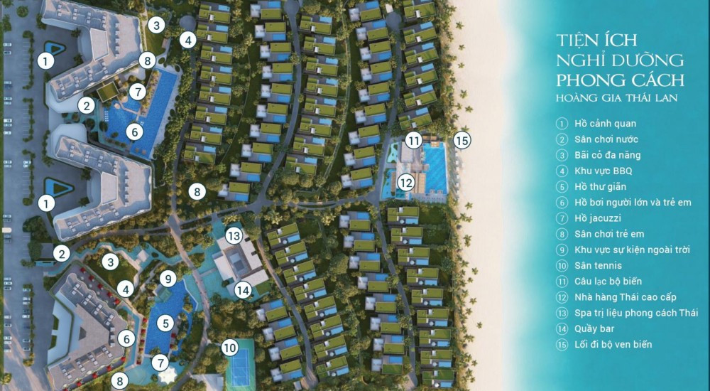 Tiện ích dự án Shantira Beach Resort & Spa Quảng Nam