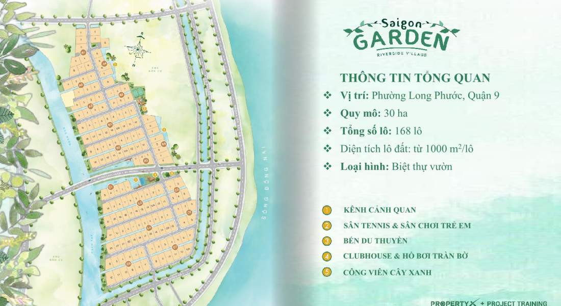 Mặt bằng dự án Saigon Garden Riverside Village