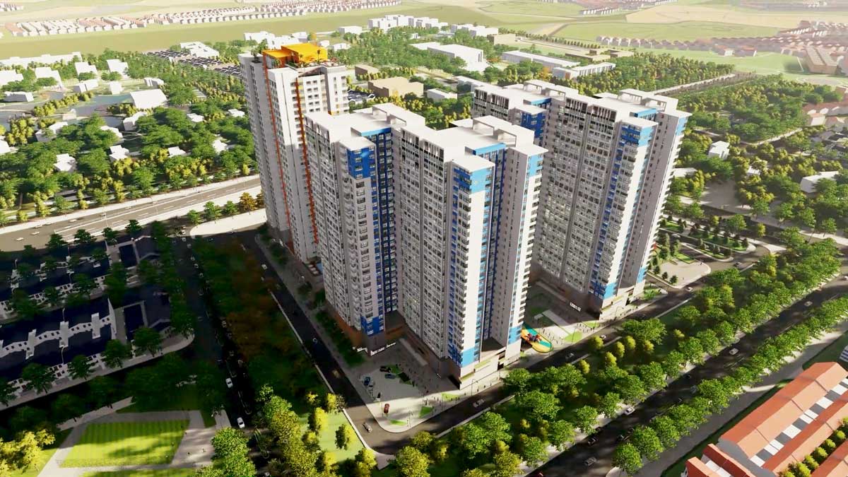 Phối cảnh Dự án Charm City Tân Uyên Bình Dương