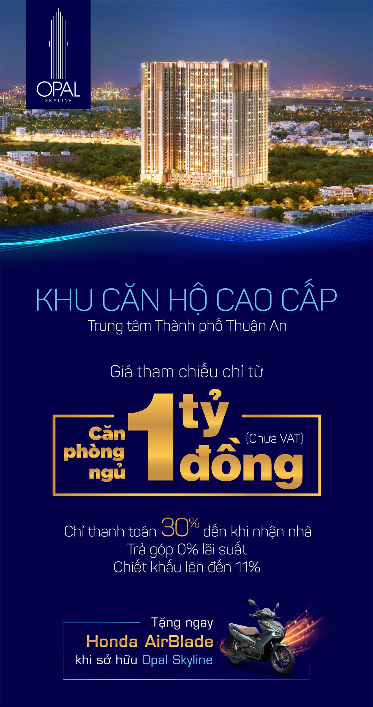 Căn hộ Opal Skyline Nguyễn Văn Tiết Thuận An Bình Dương
