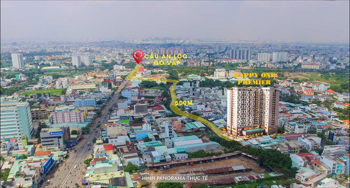 Vị trí Panorama Dự án Happy One Premier Thạnh Lộc