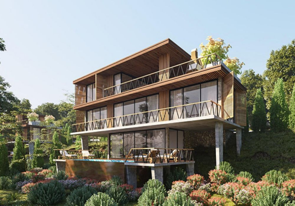 Thiết kế bungalow Long Thành Hòa Bình Luxury Resort