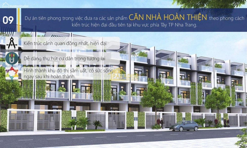 Thiết kế nhà phố dự án KVG The Capella Nha Trang 