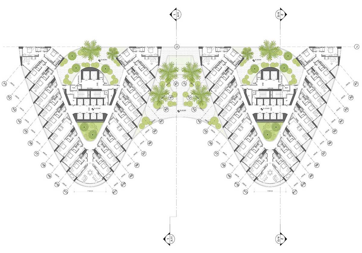 Mặt bằng Dự án New Century Bay Đà Nẵng