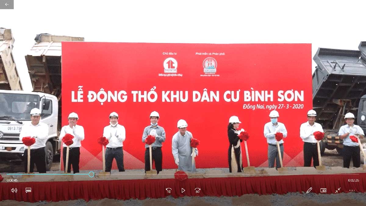 Lễ động thổ Dự án ngày 27 Tháng 03 Năm 2020