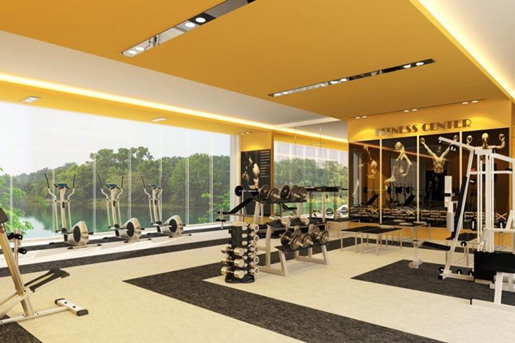 Phòng Gym tại biệt thự Jamona Home Resort Thủ Đức